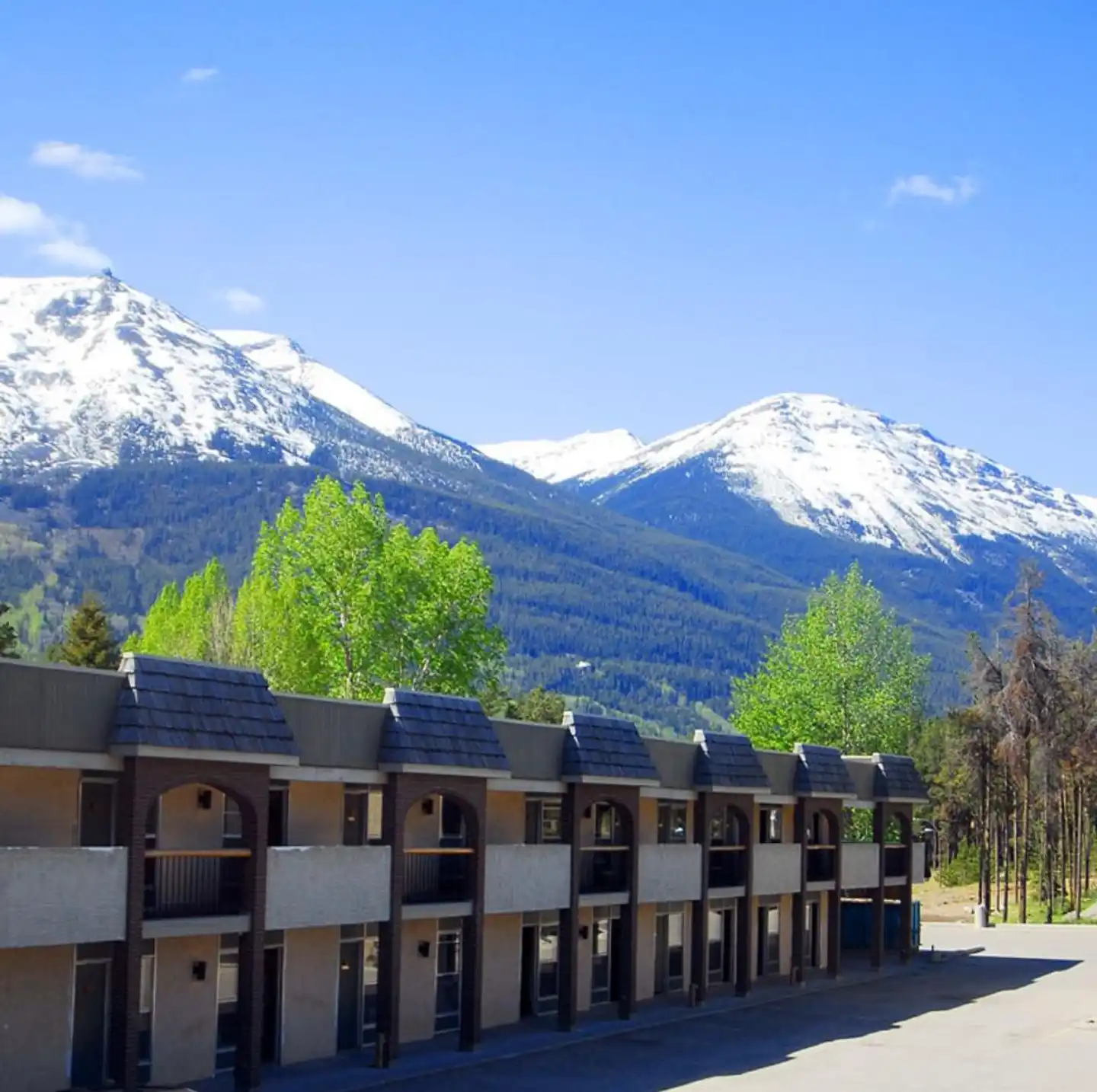 Maligne Lodge Landschaft