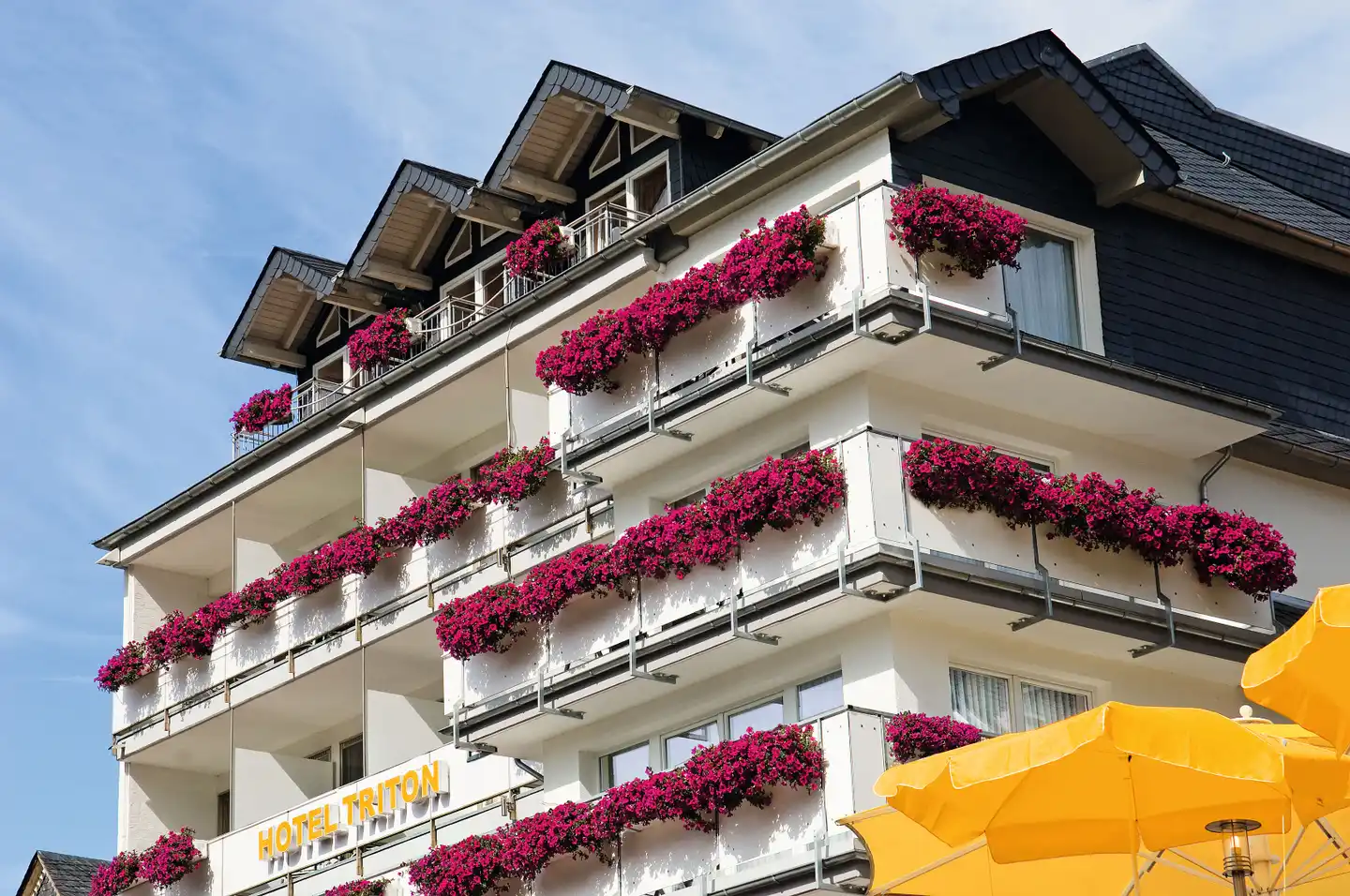 Moselstern-Hotel Brixiade & Triton Aussenansicht