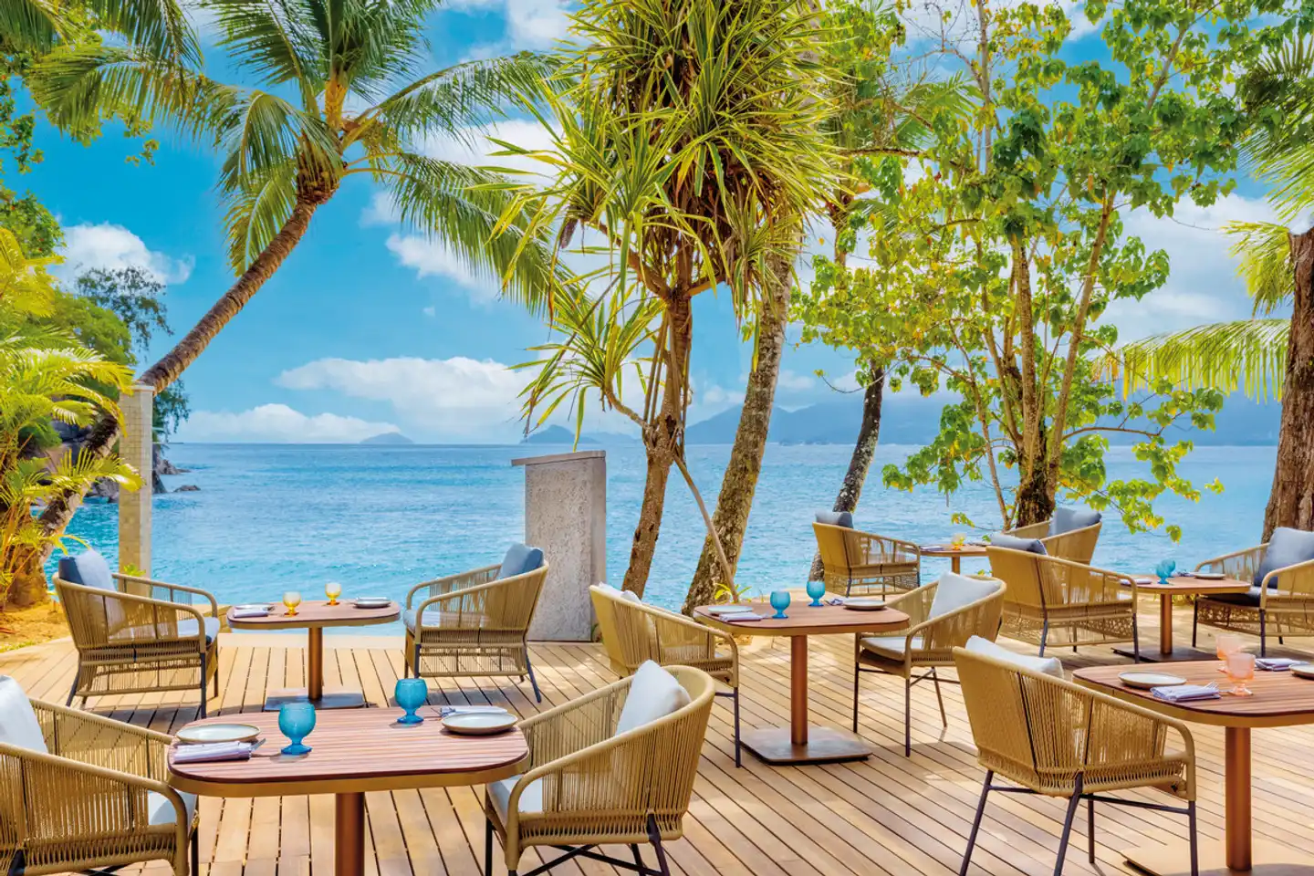 Mango House Seychelles Terrasse