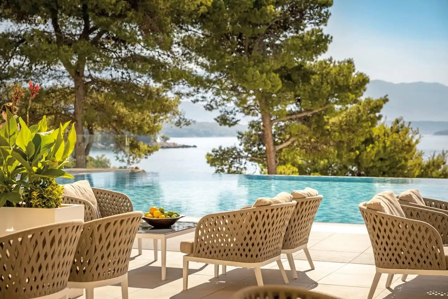 Valamar Carolina Hotel & Villas Terrasse
