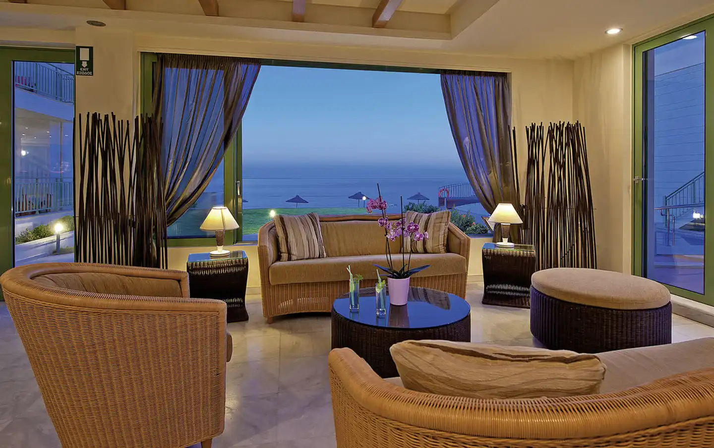Giannoulis Grand Bay Beach Resort Lobby