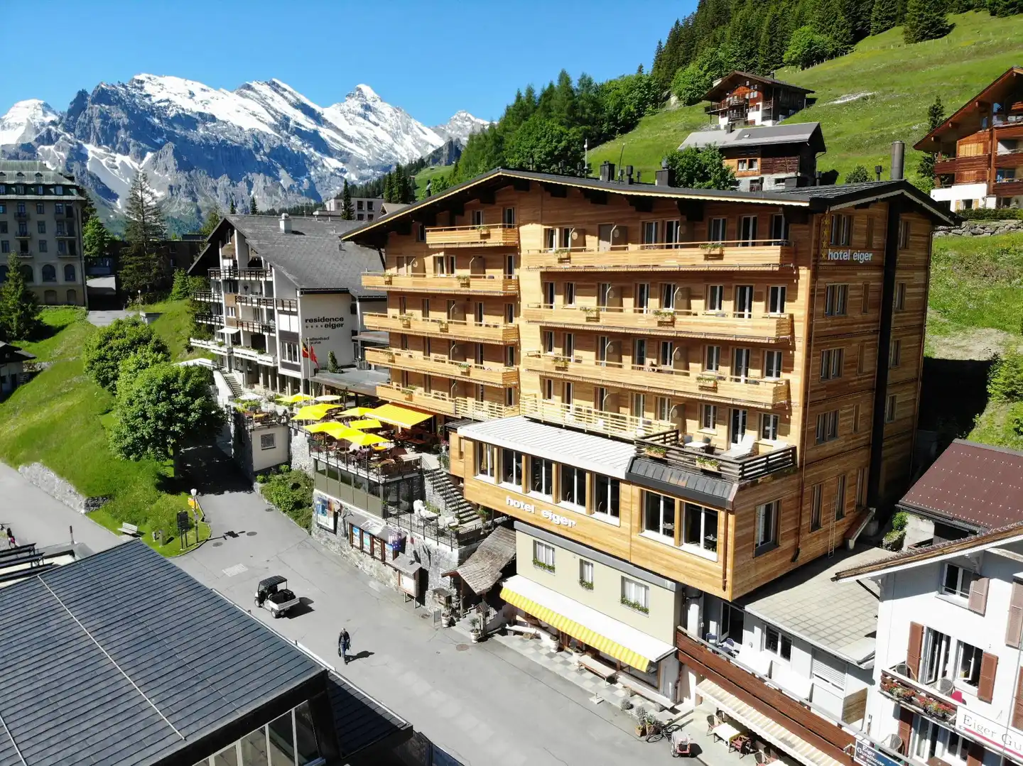 Hotel Eiger Mürren Aussenansicht
