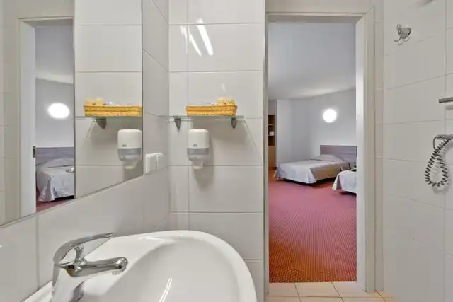 Green Vilnius Hotel Badezimmer