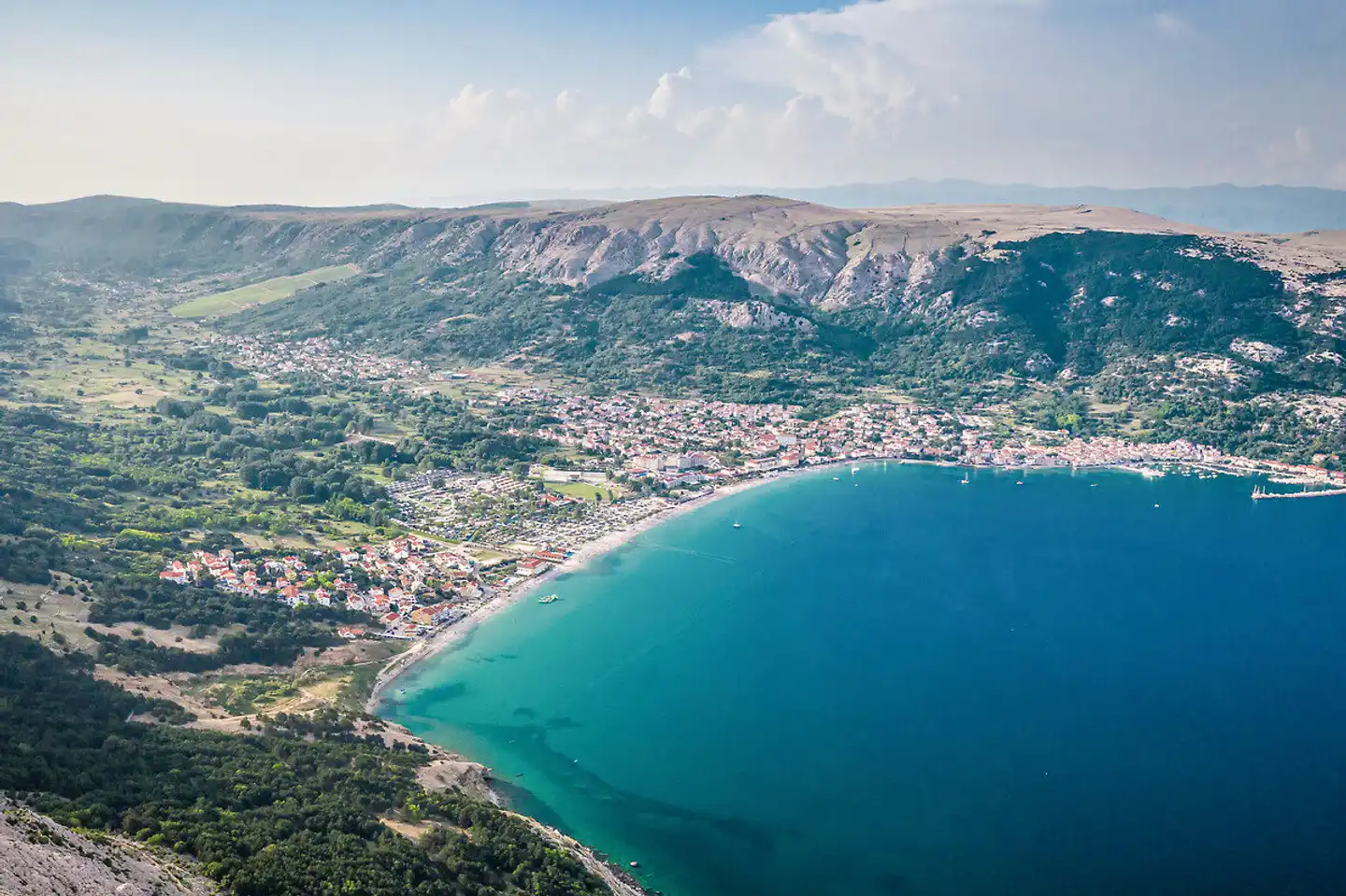 Valamar Camping Baska Landschaft