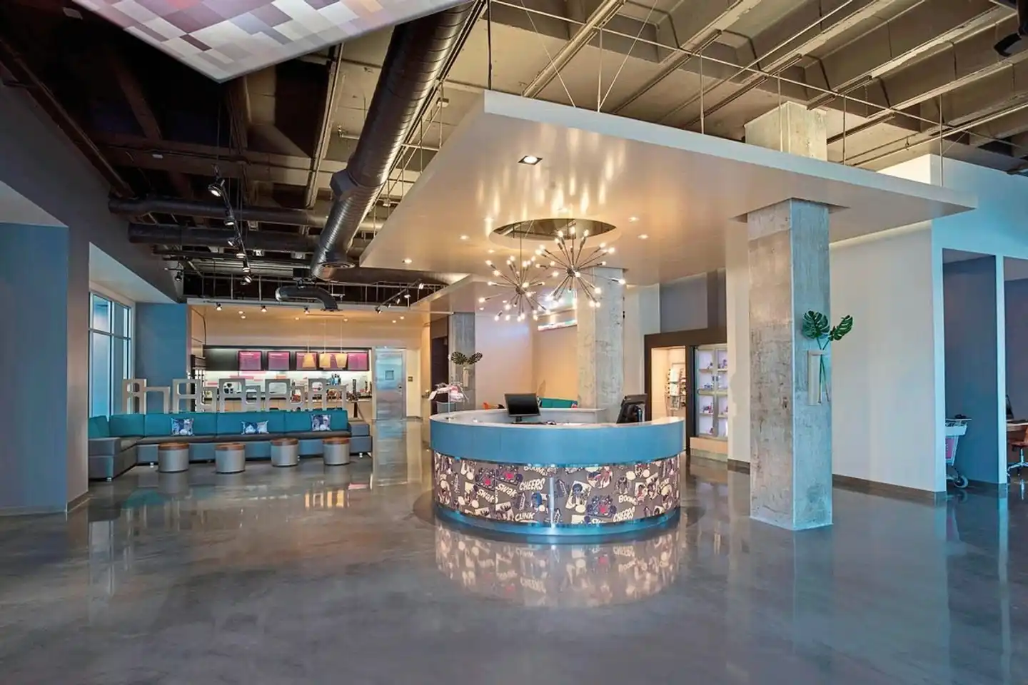Aloft Tampa Downtown Lobby