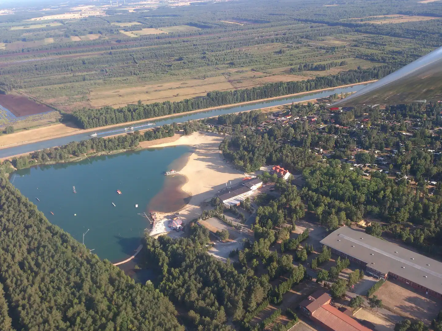 Am Bernsteinsee Landschaft
