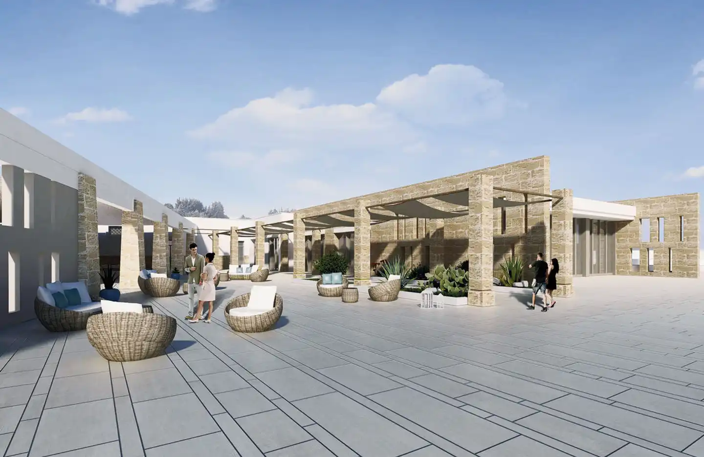 Relais Masseria Le Cesine Terrasse