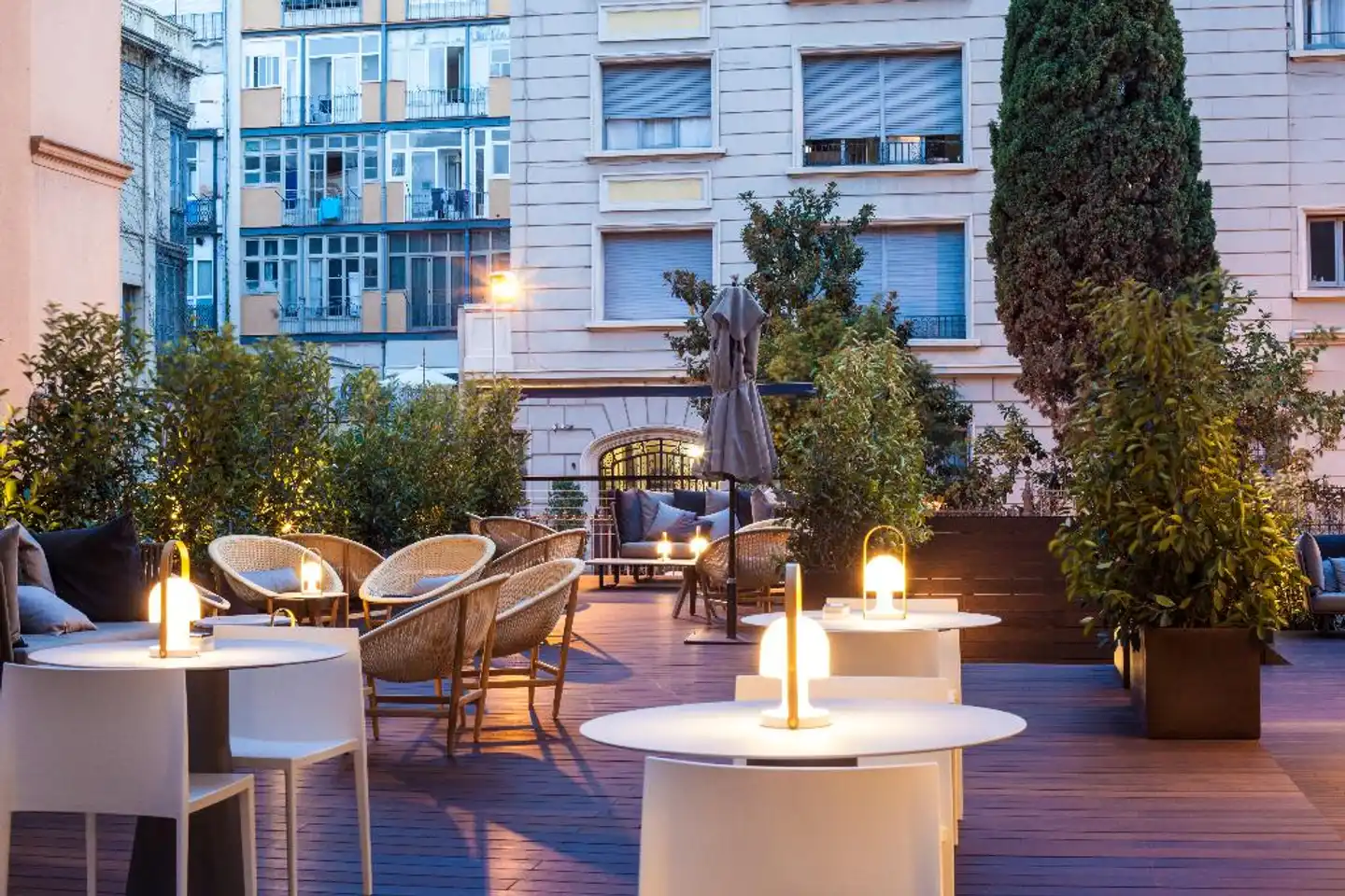 Ocean Drive Barcelona Terrasse