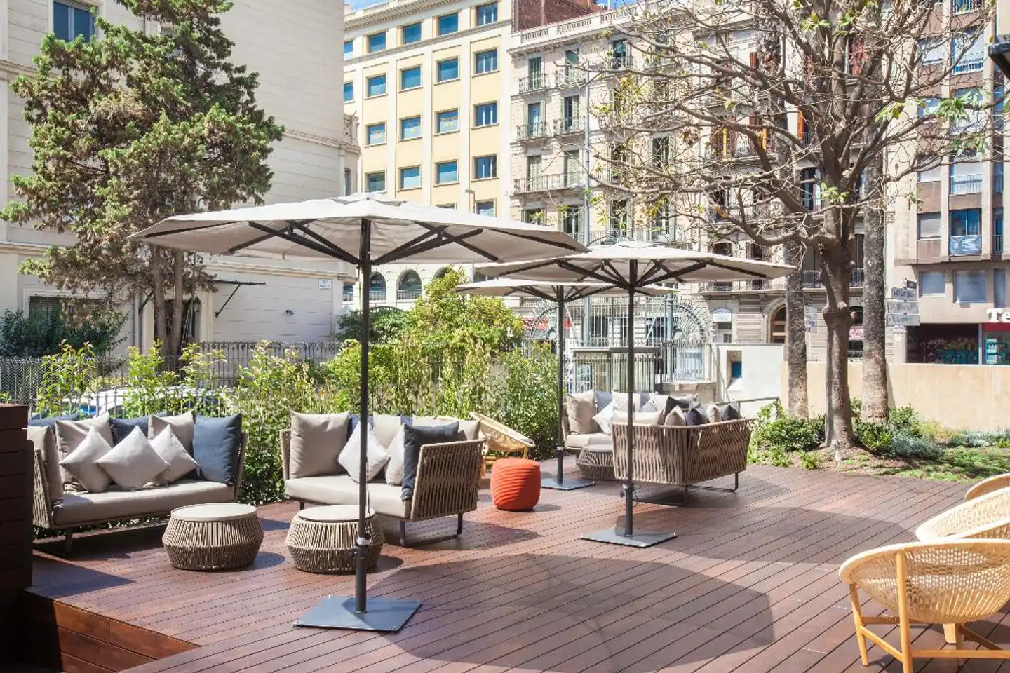 Ocean Drive Barcelona Terrasse
