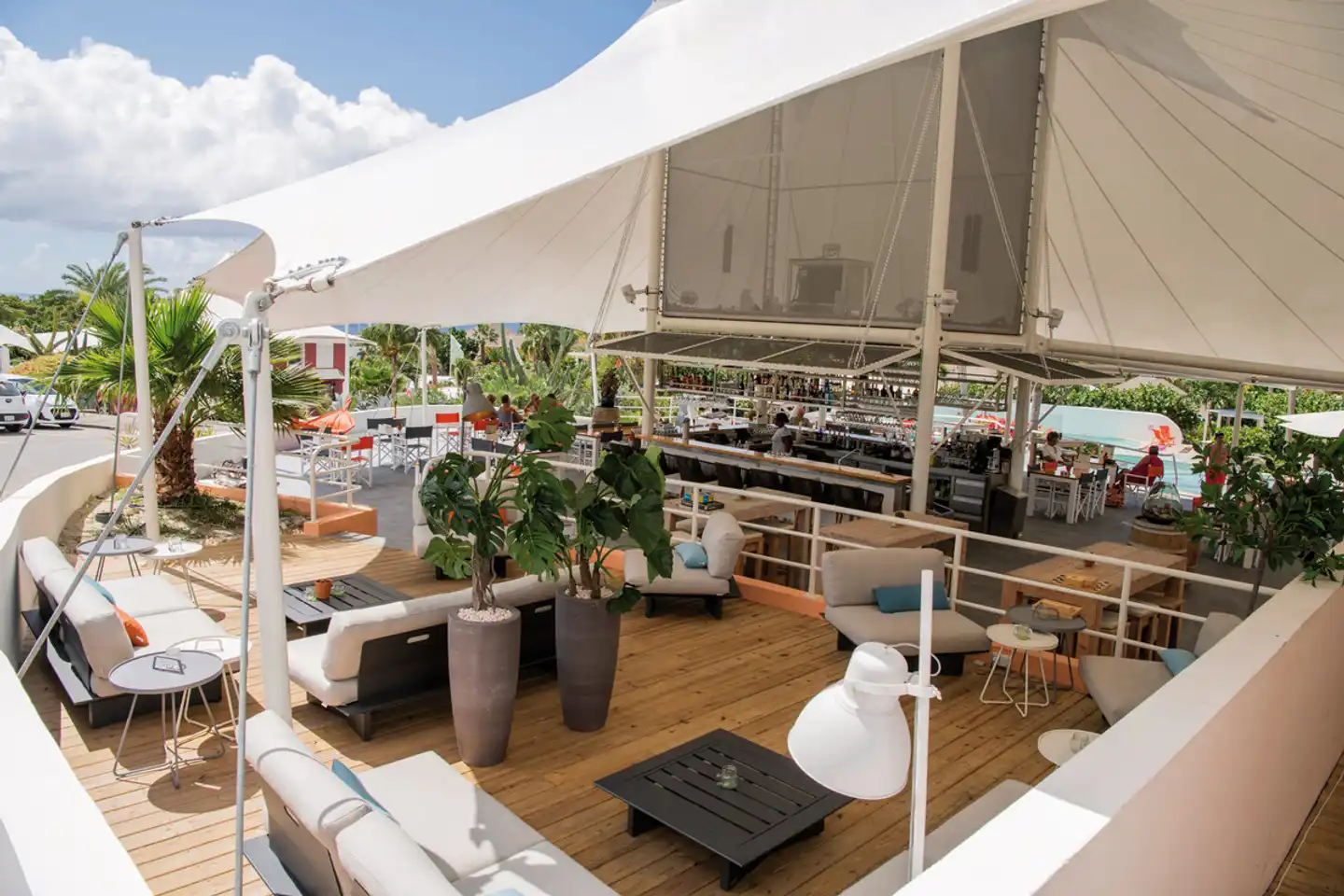 Chogogo Dive & Beach Resort Terrasse