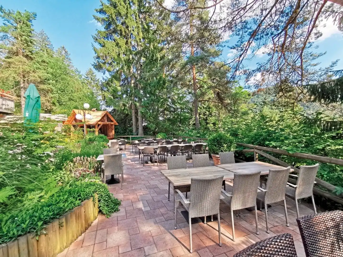 Ribno Alpine Resort Terrasse