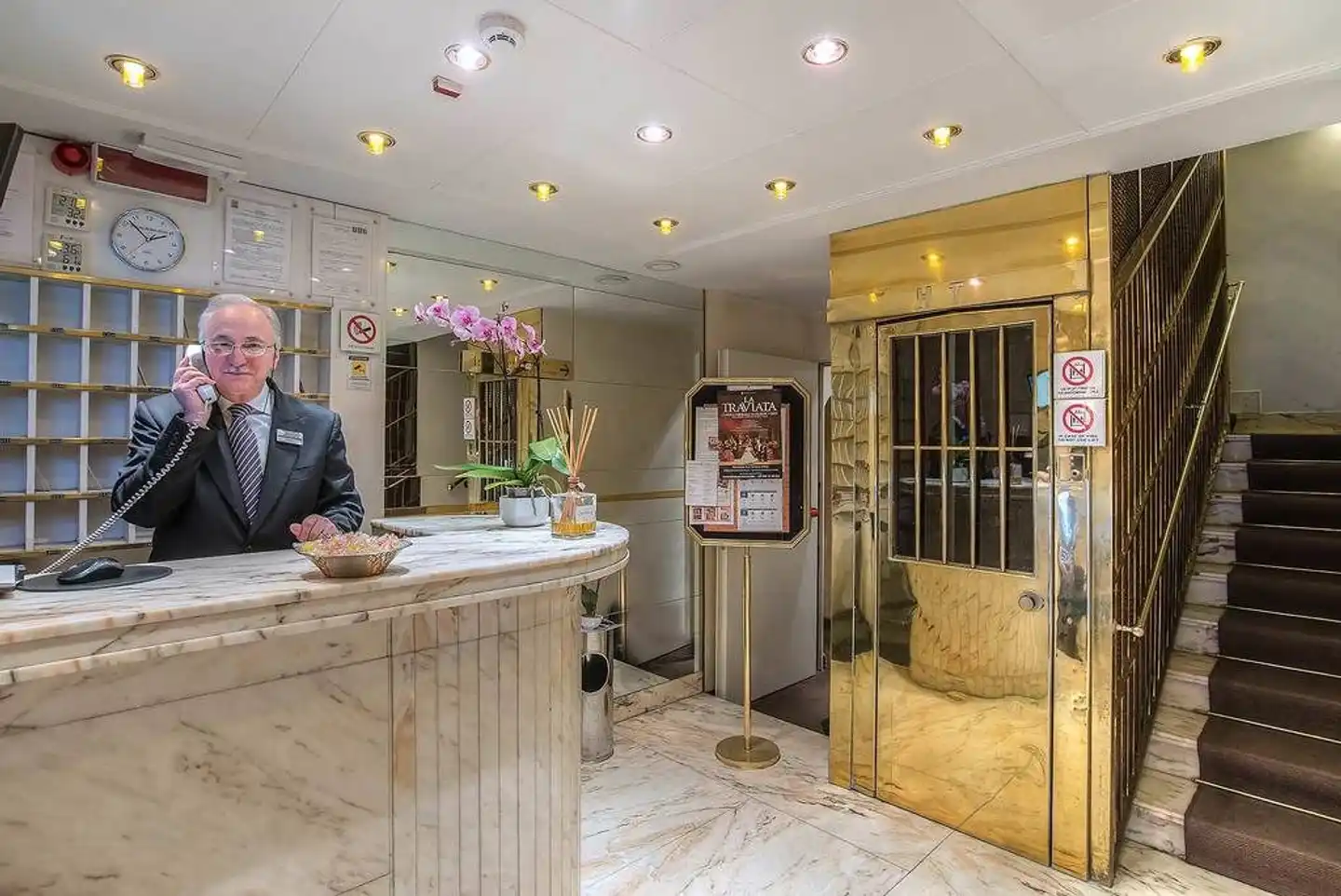 Tritone Rome Lobby