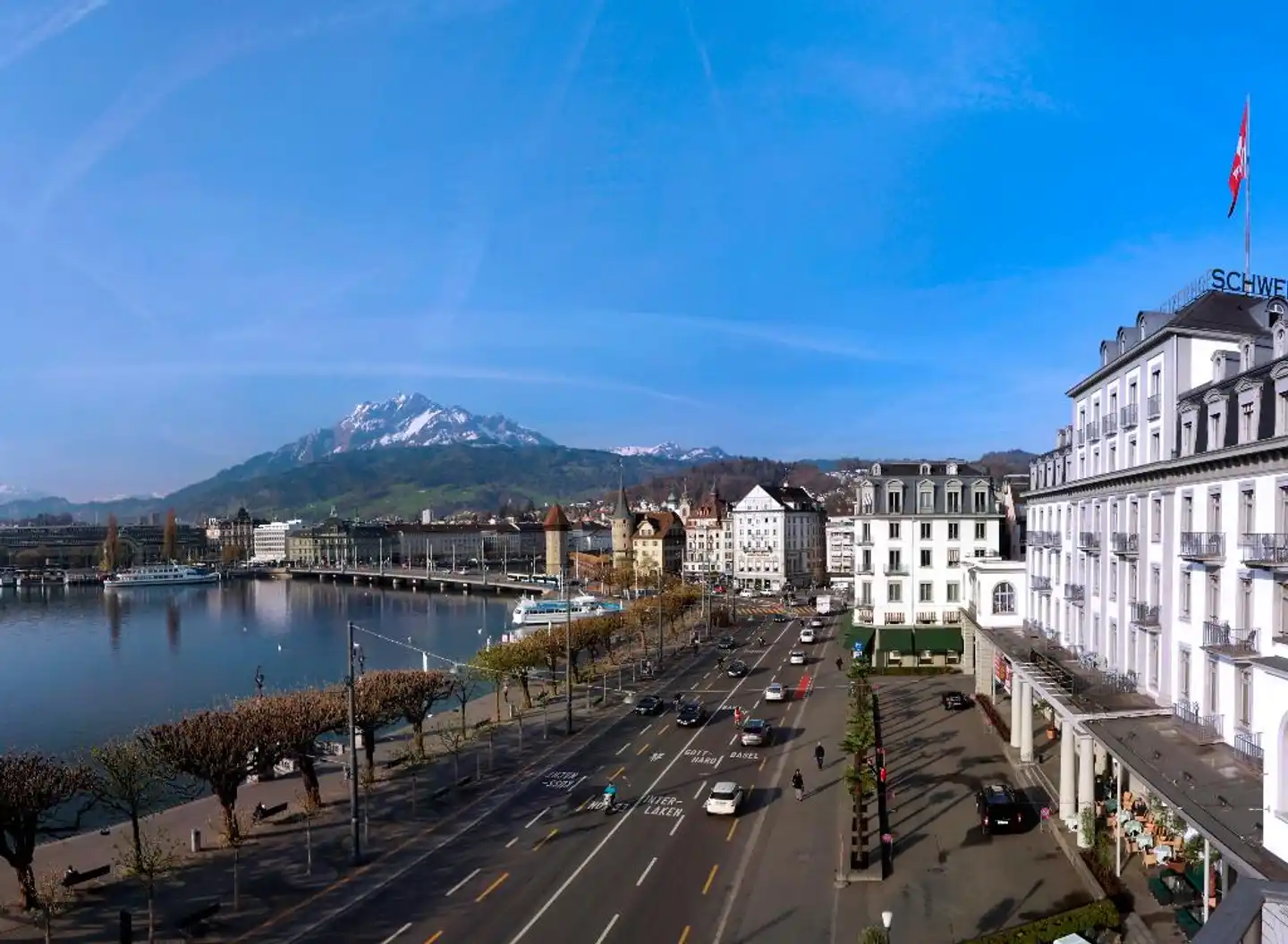 Schweizerhof Luzern Terrasse
