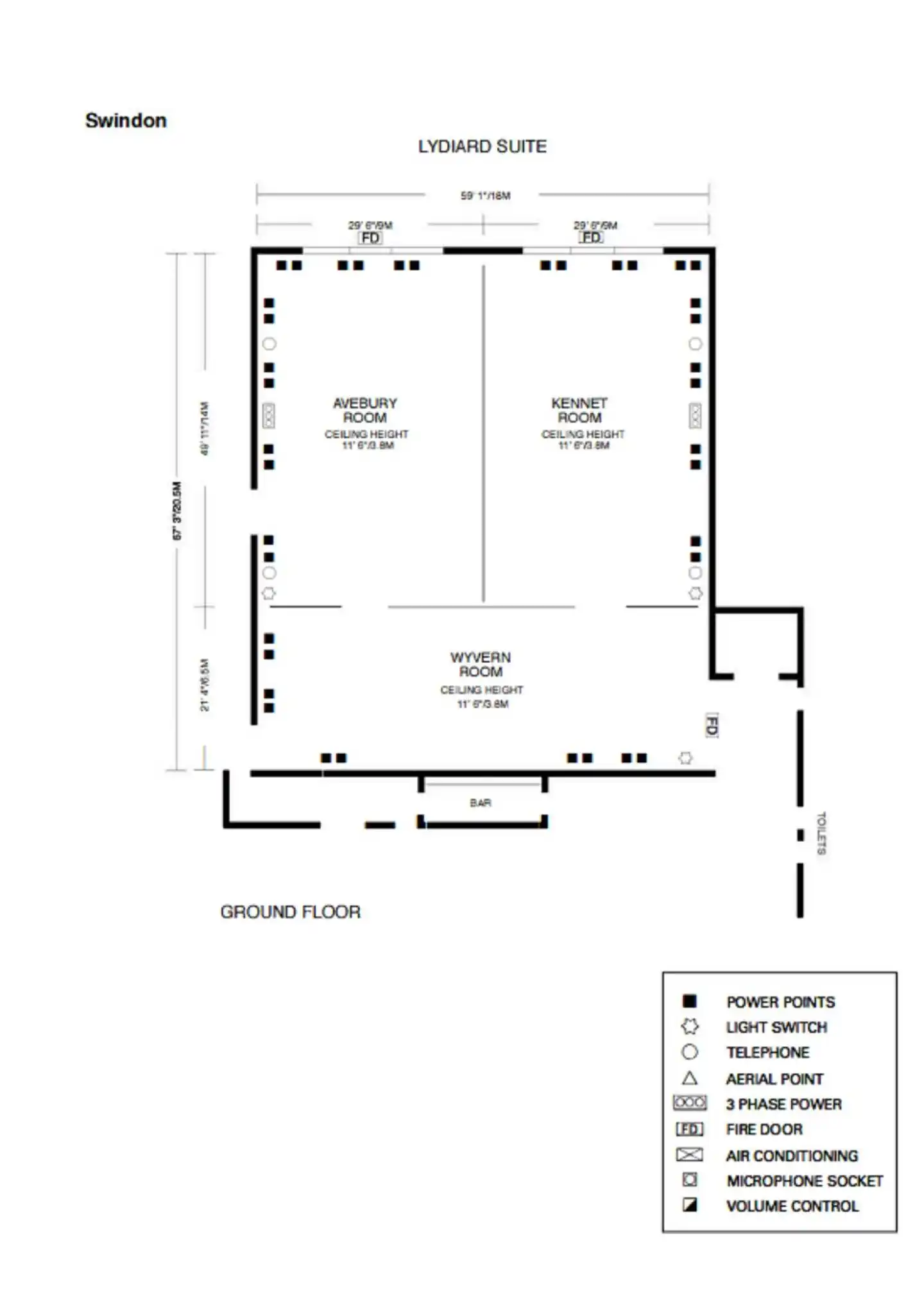 DoubleTree by Hilton Hotel Swindon Landkarte