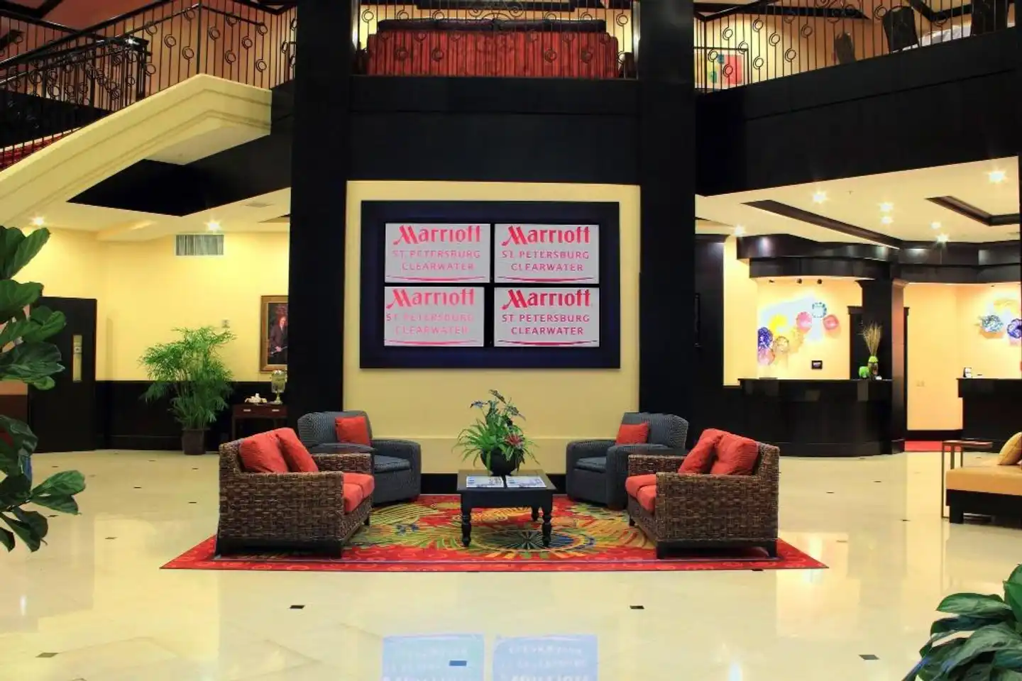 St. Petersburg Marriott Clearwater Lobby