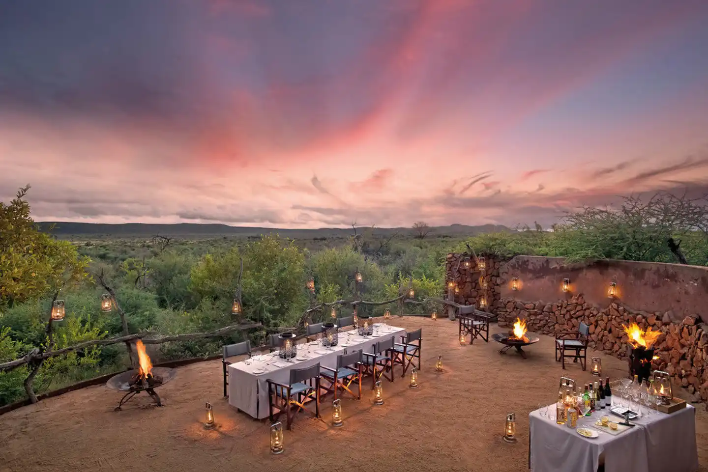Madikwe Safari Lodge Terrasse