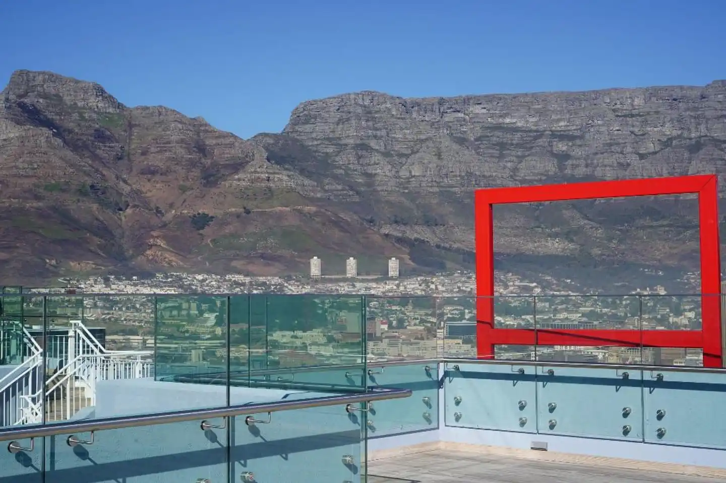Hotel Sky Cape Town Terrasse