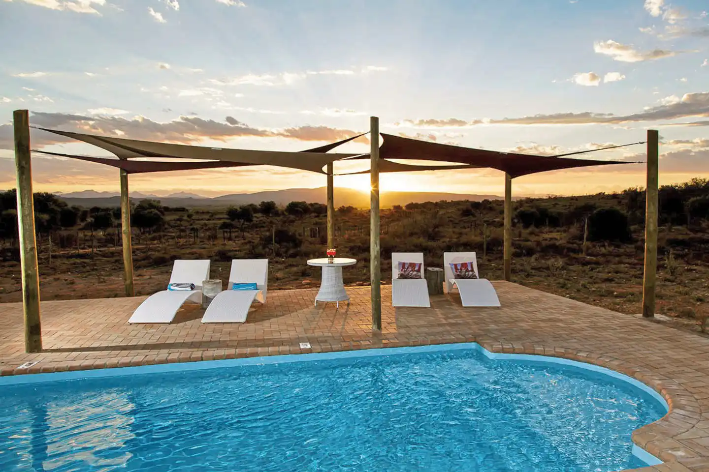 De Zeekoe Guest Farm Pool
