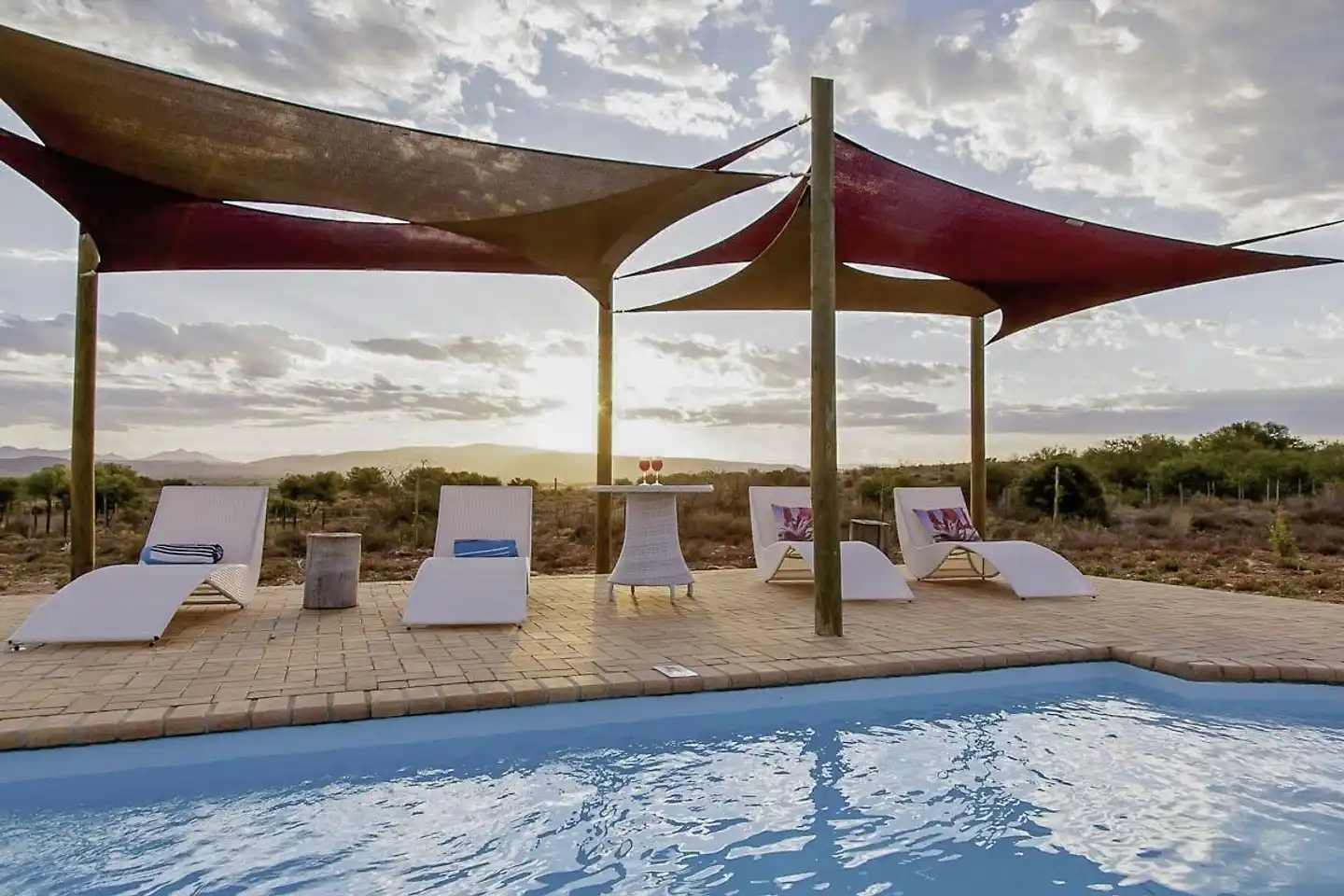 De Zeekoe Guest Farm Pool