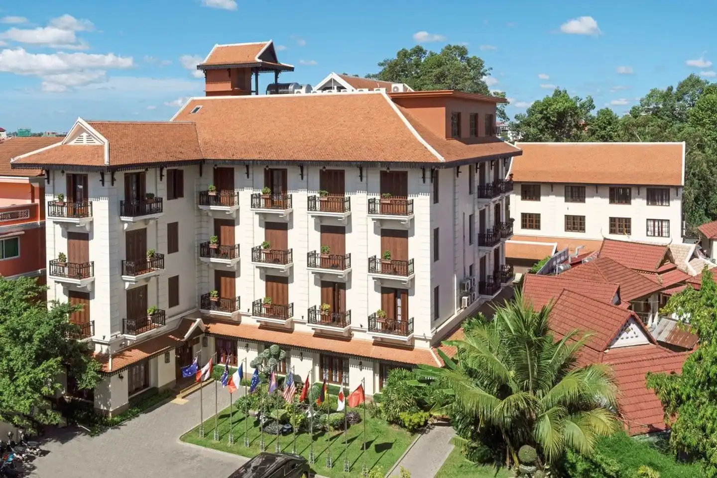 Steung Siemreap Hotel Aussenansicht