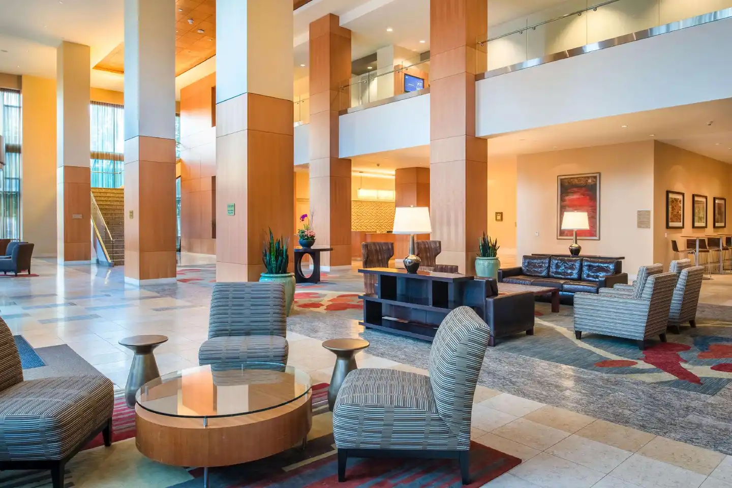 Hilton Vancouver Washington Lobby