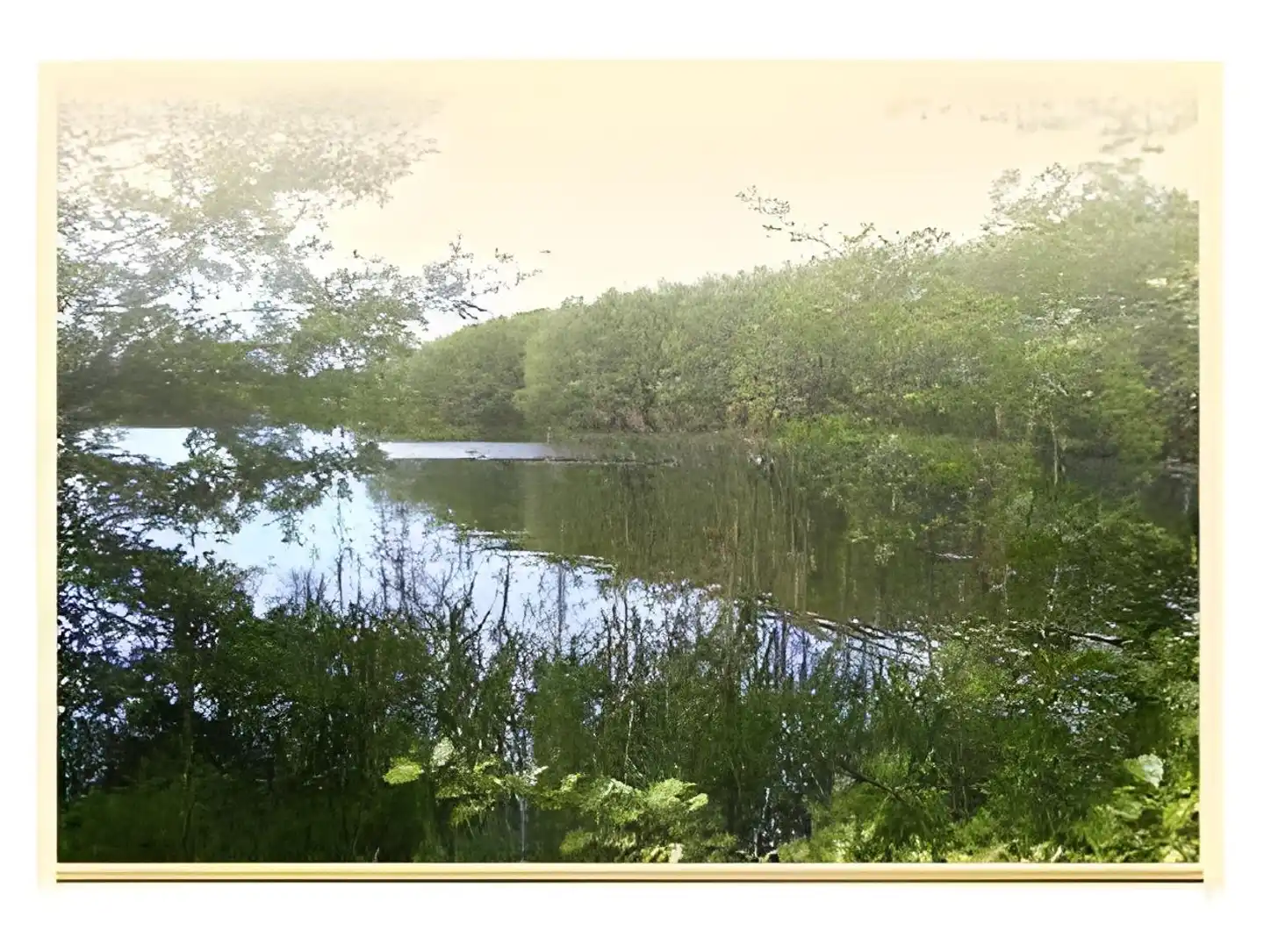 Aquamarin Landschaft