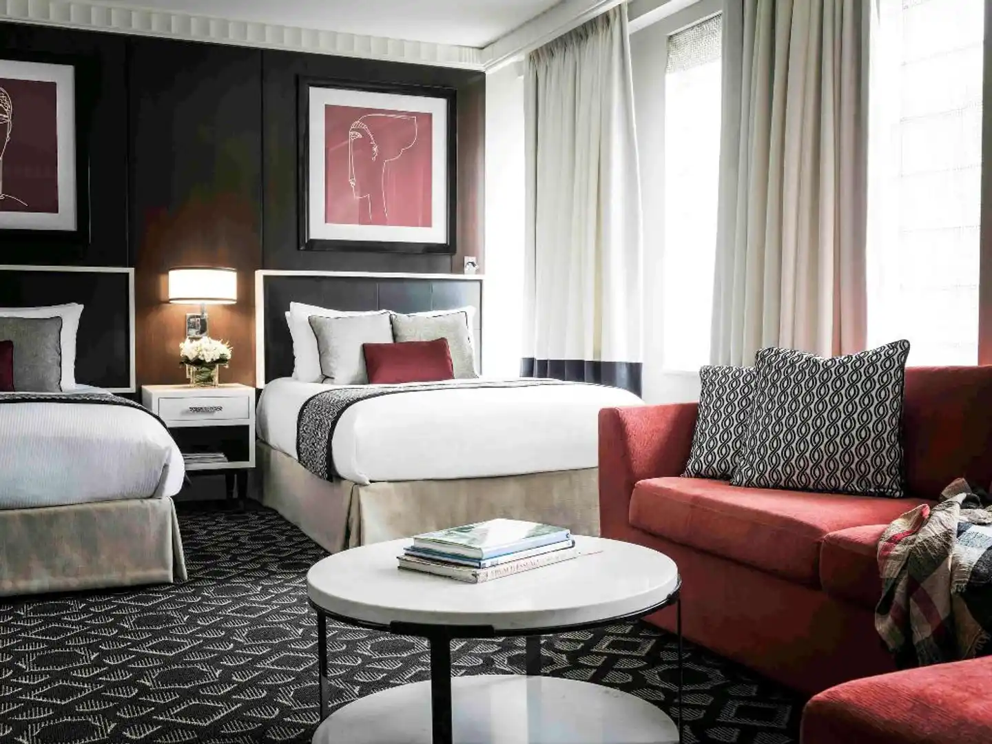 Sofitel Washington DC Lafayette Square Hotel Wohnbeispiel