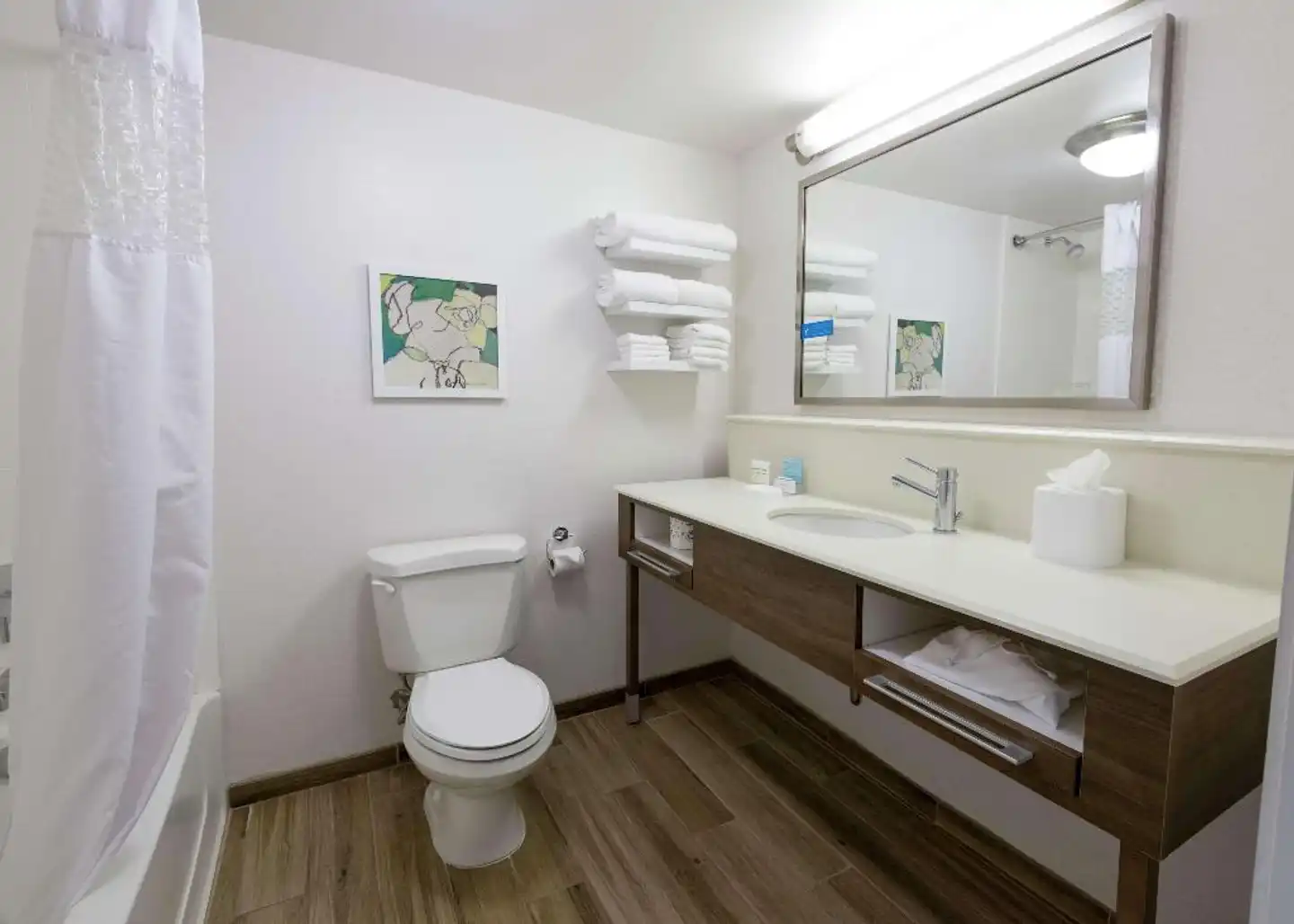 Hampton Inn Boca Raton Badezimmer