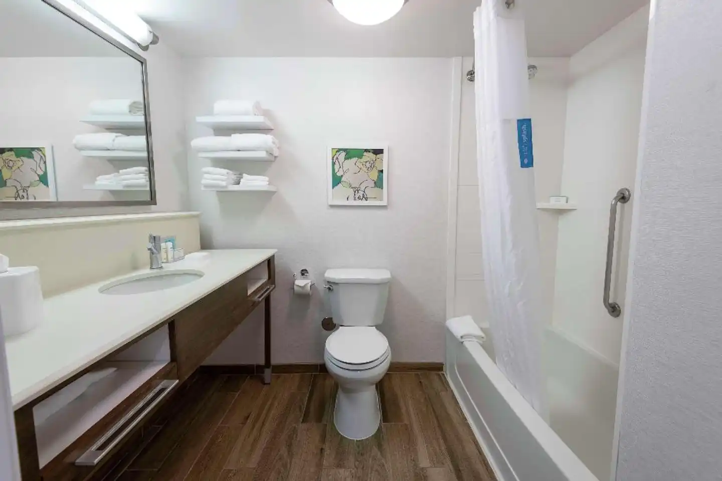 Hampton Inn Boca Raton Badezimmer