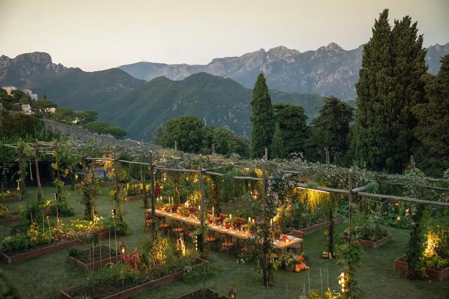 Villa Cimbrone Landschaft