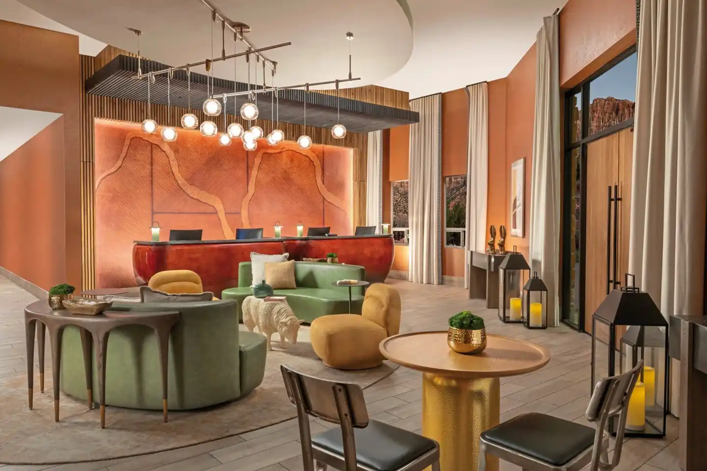 The Red Cliffs Lodge Zion, a Tribute Portfolio Hotel Lobby