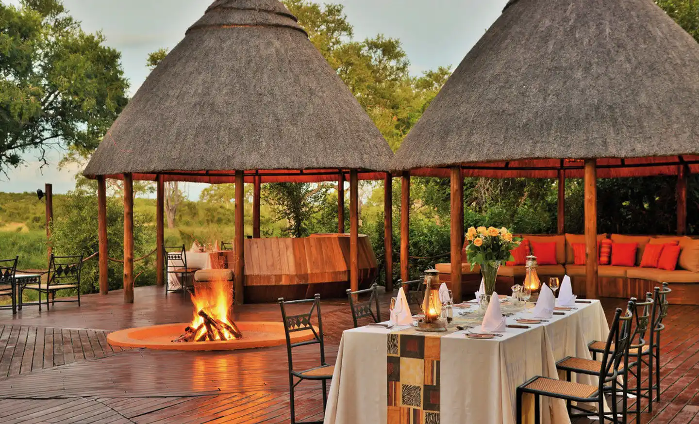 Imbali Konzession Krüger Nationalpark Terrasse