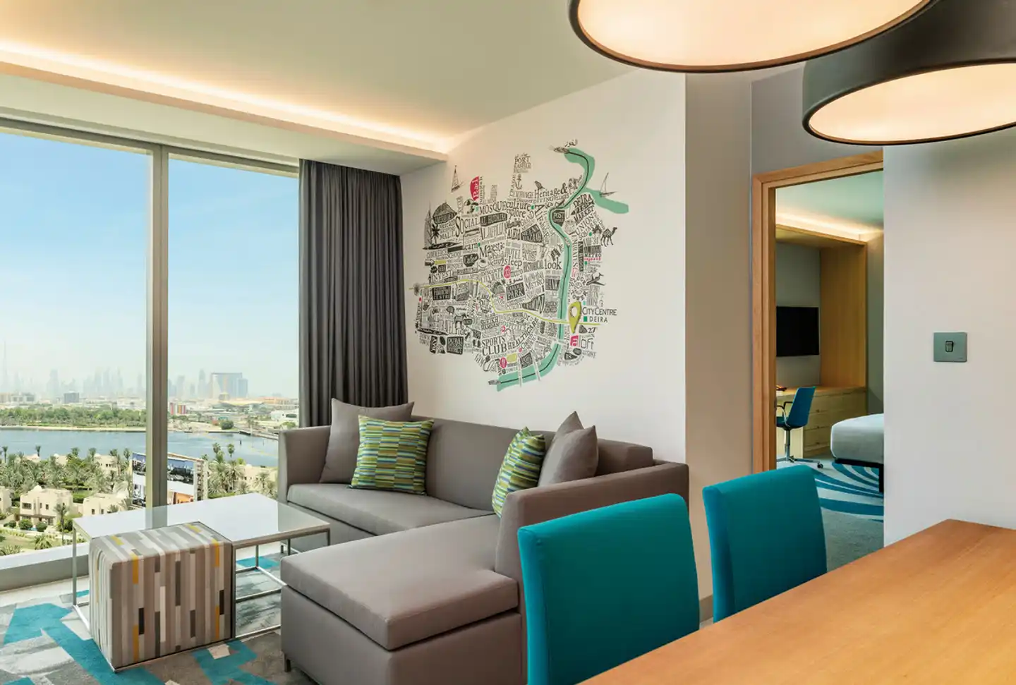 Aloft Dubai Creek Lobby