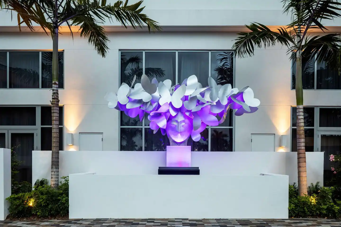 Hilton Aventura Miami Terrasse