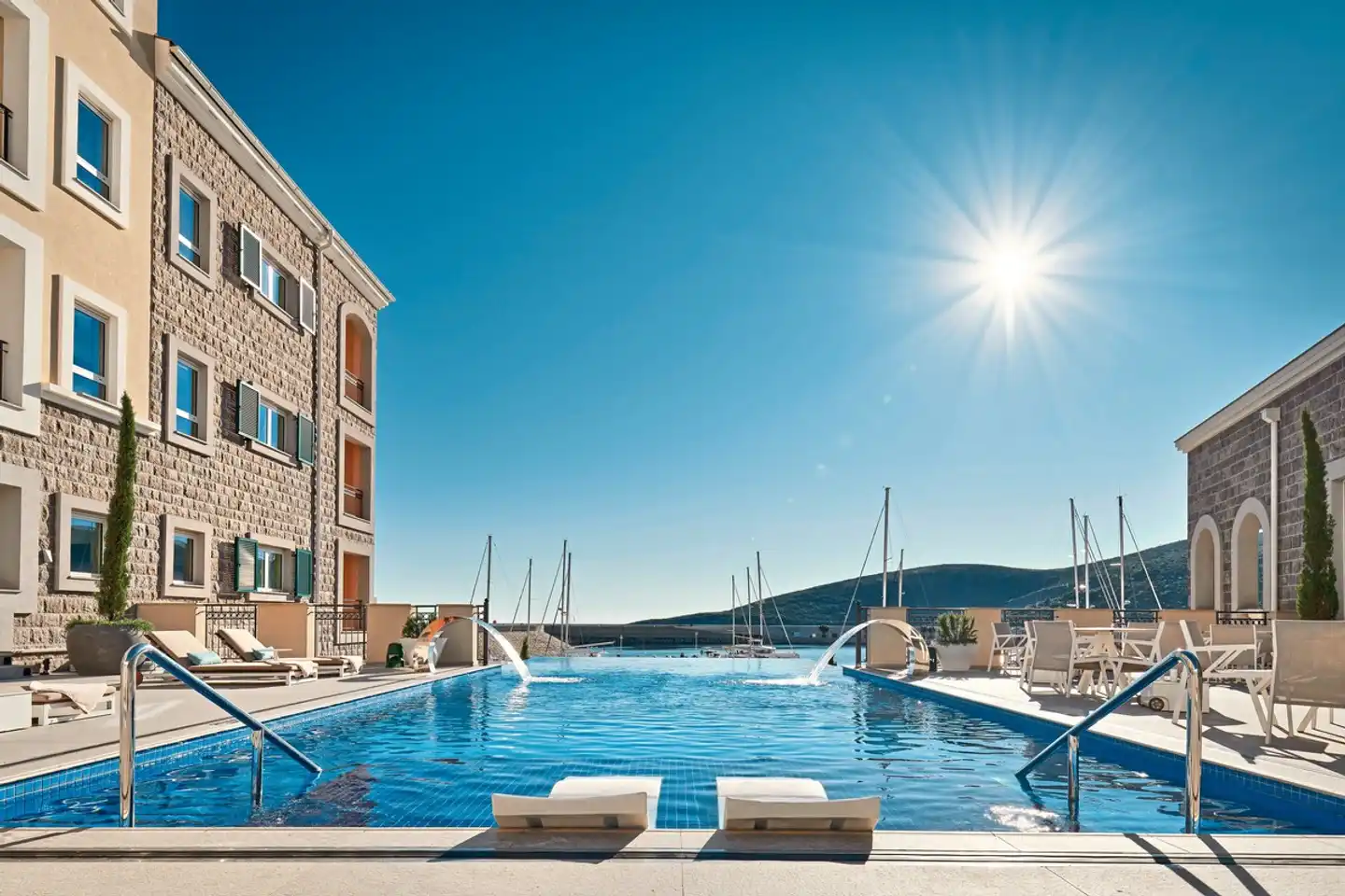 The Chedi Lustica Bay Pool