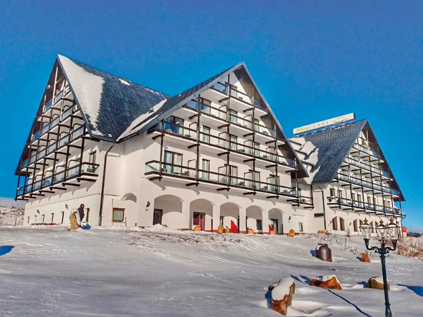 Alpina Lodge Hotel Oberwiesenthal Aussenansicht