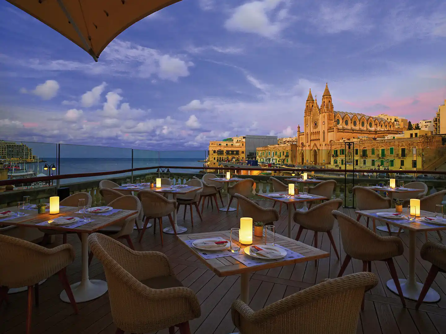 Malta Marriott Resort & Spa Terrasse