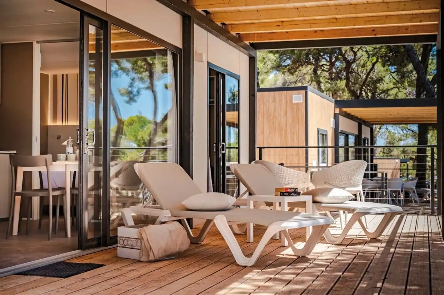 Camping Arena Stoja Terrasse