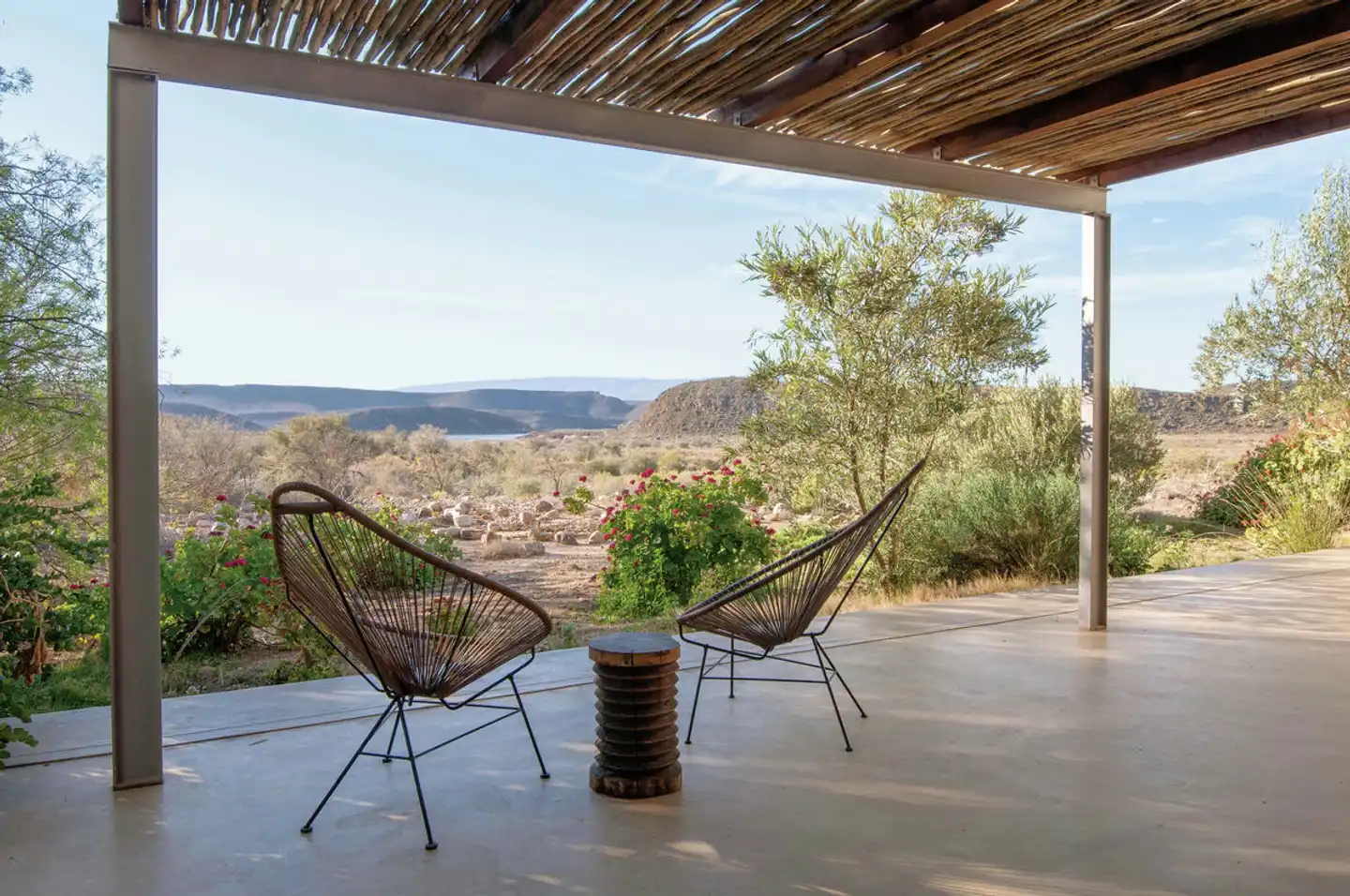 Sanbona Wildlife Reserve Terrasse