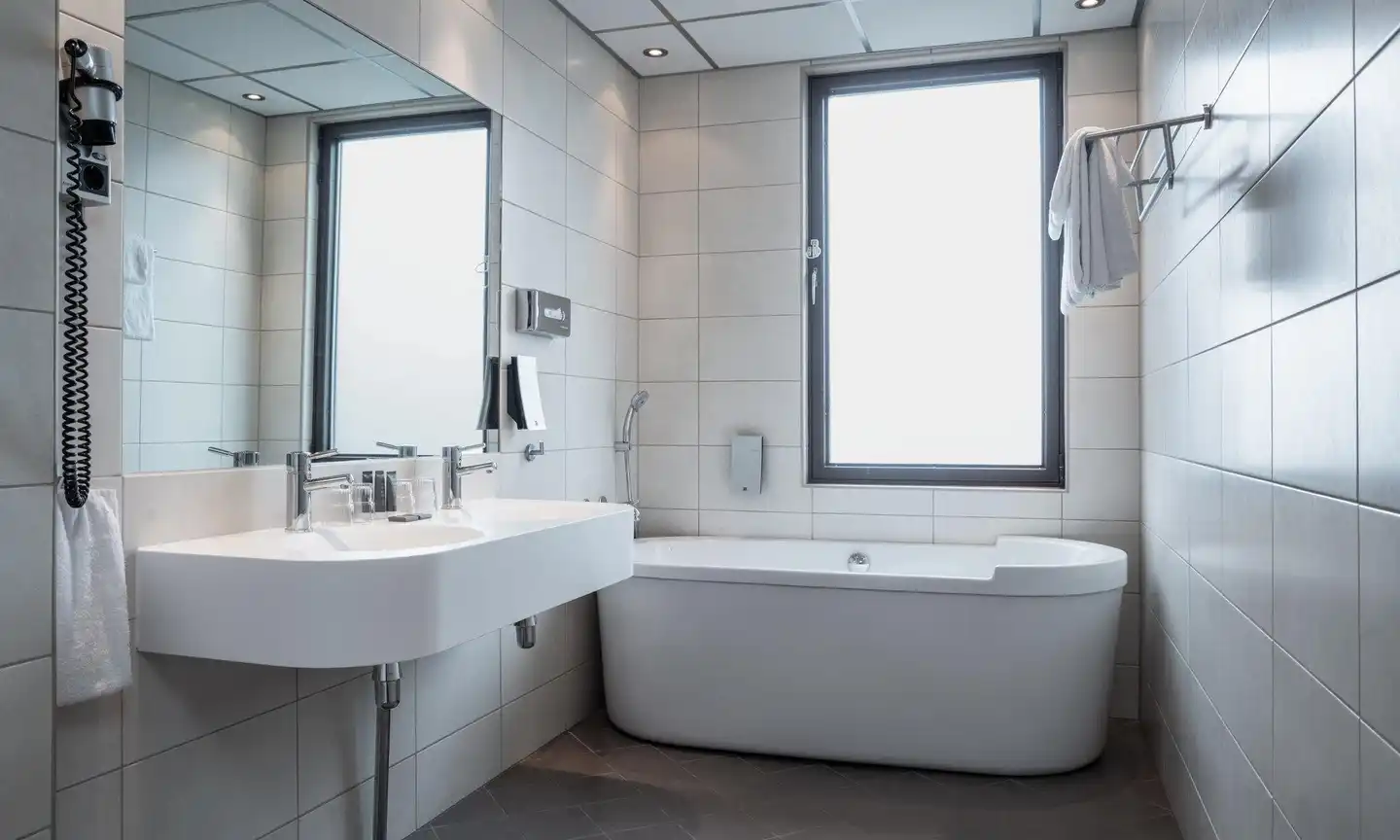 Thon Hotel Slottsparken Badezimmer
