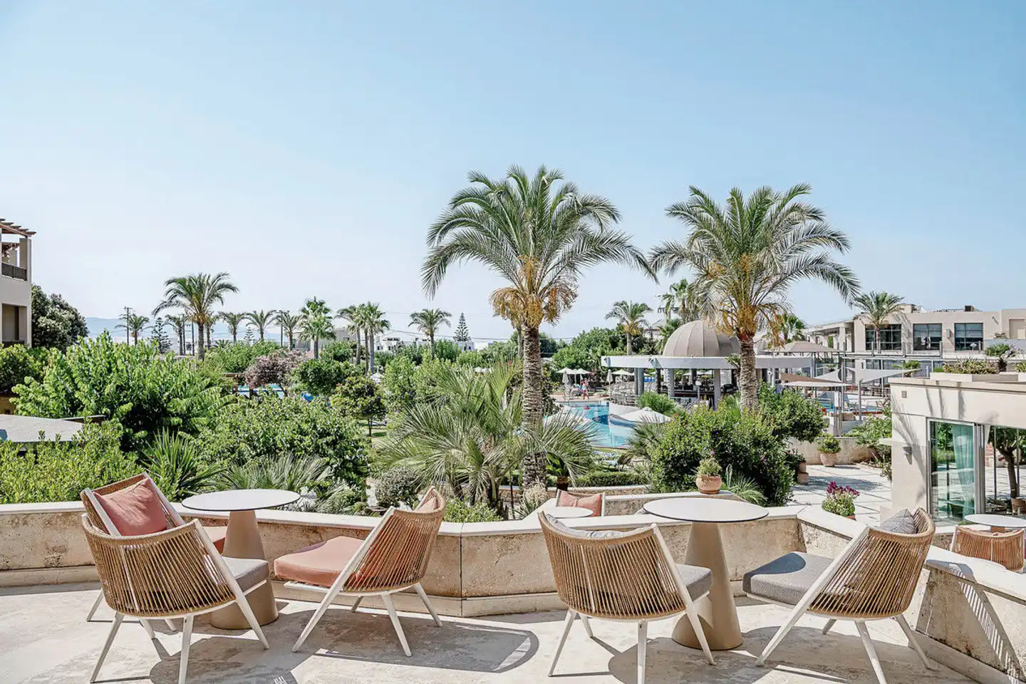 Minoa Palace Resort Terrasse