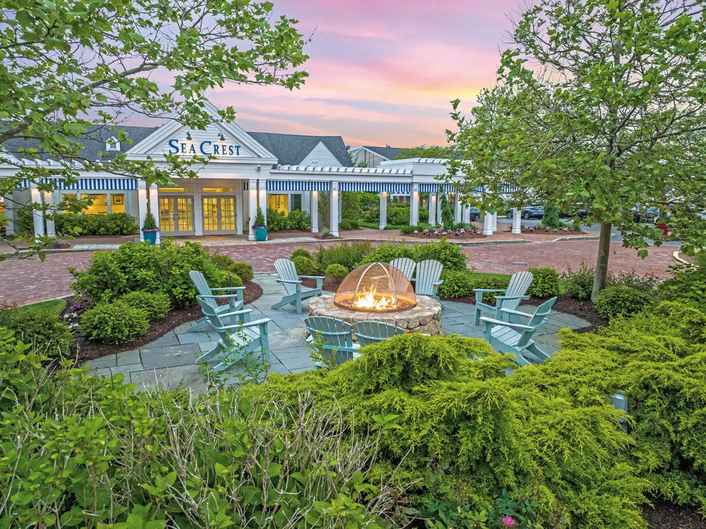 Sea Crest Beach Hotel Terrasse