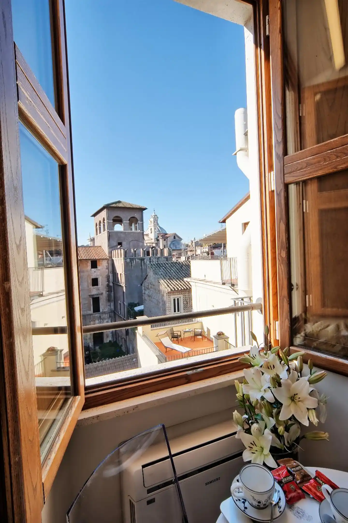 Navona Palace Luxury Inn Terrasse