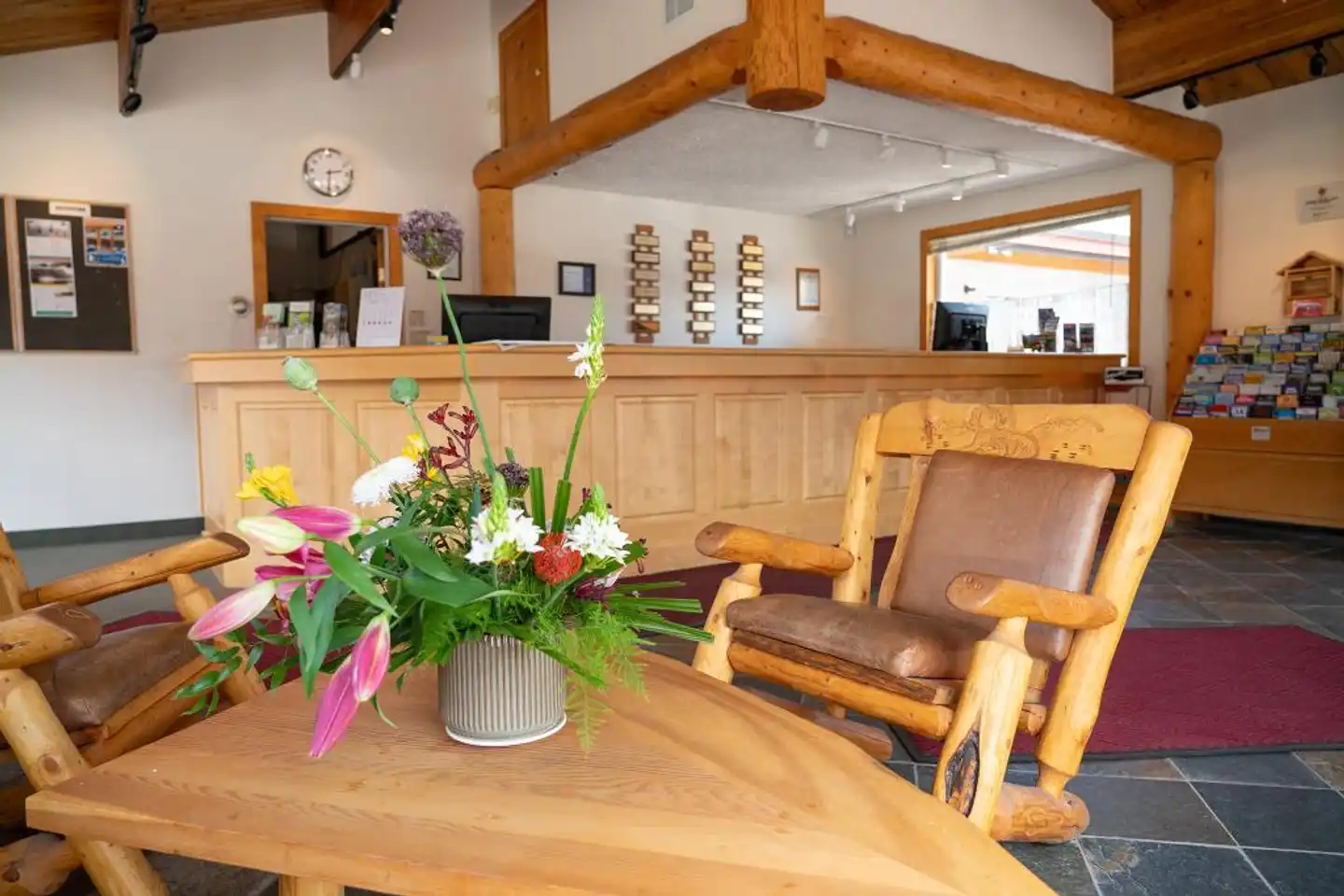 Canmore Rocky Mountain Ski Lodge Lobby