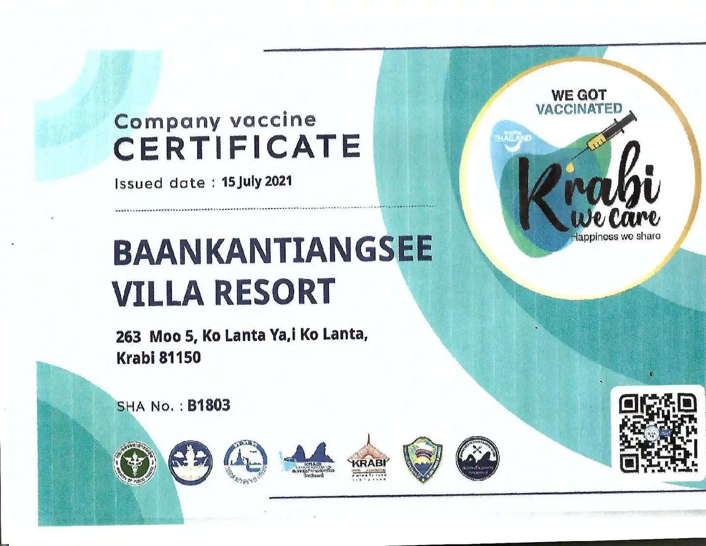Baan KanTiang See Villas Landkarte