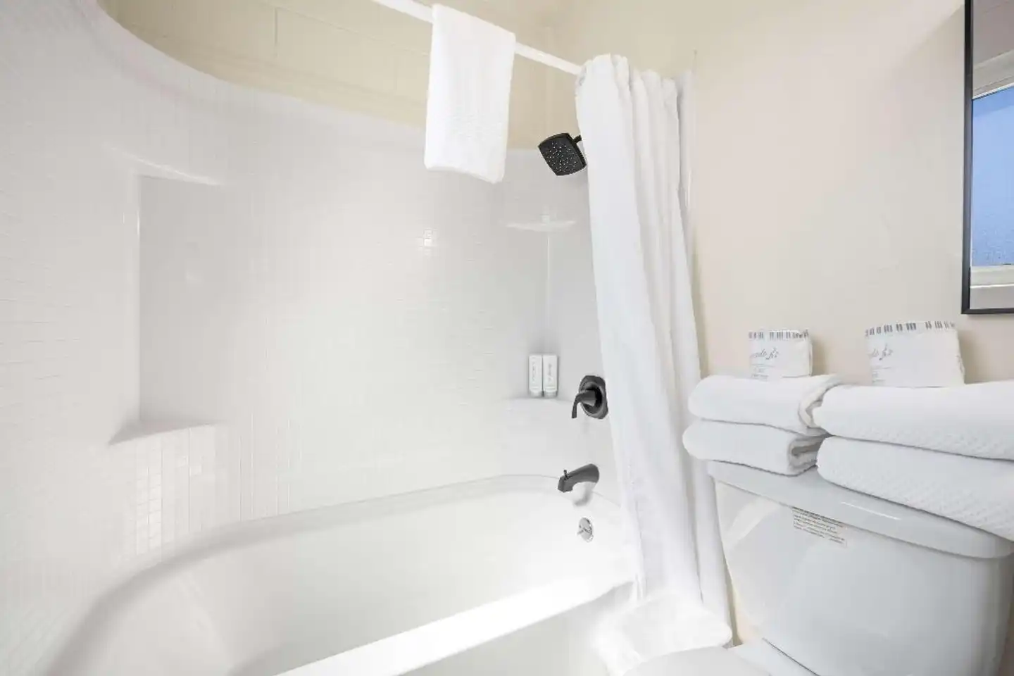 Econo Lodge Inn & Suites Badezimmer