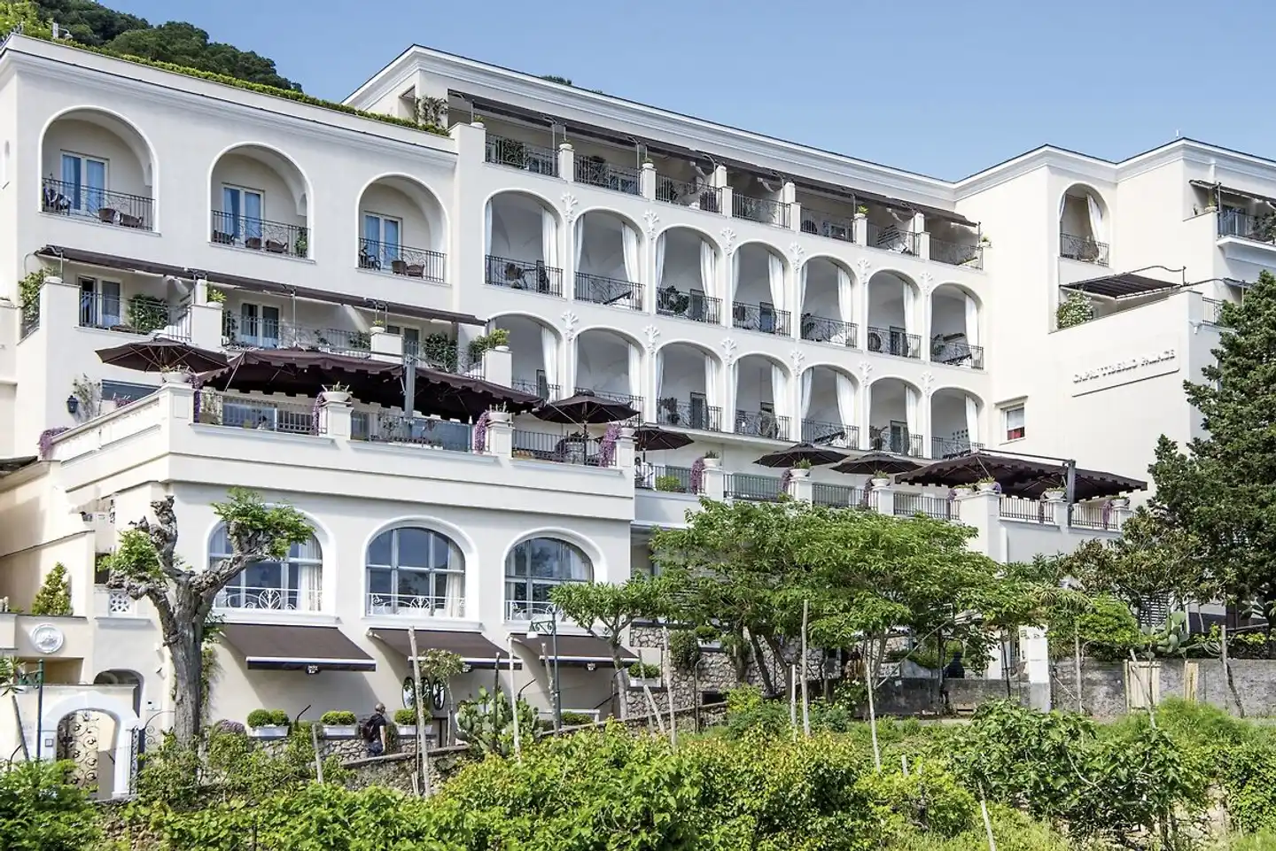 Capri Tiberio Palace Aussenansicht