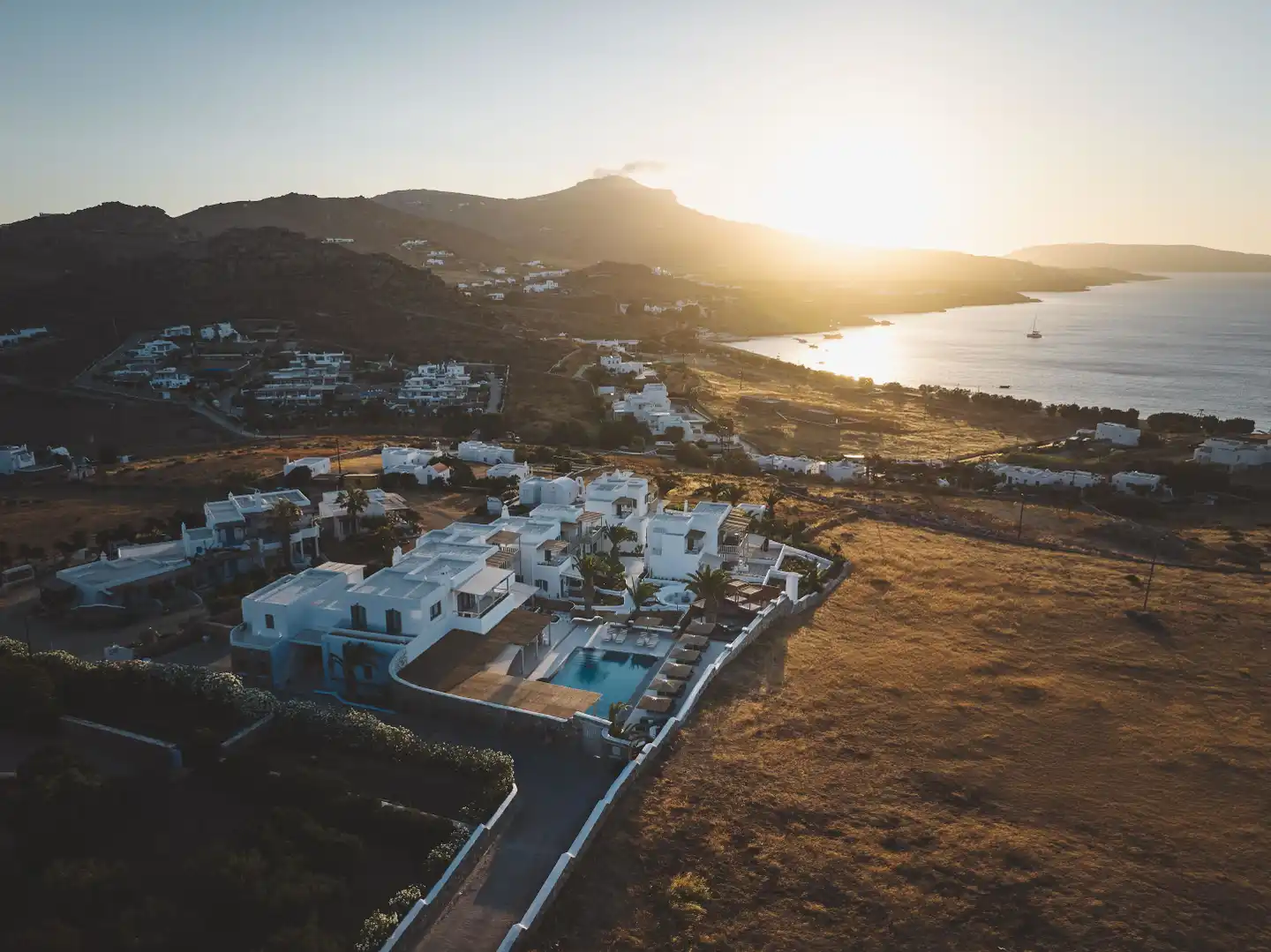 NUMO Mykonos Boutique Resort Luftaufnahme