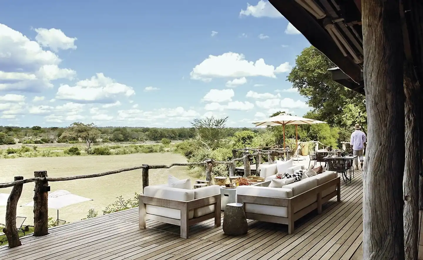 Mala Mala Game Reserve Terrasse