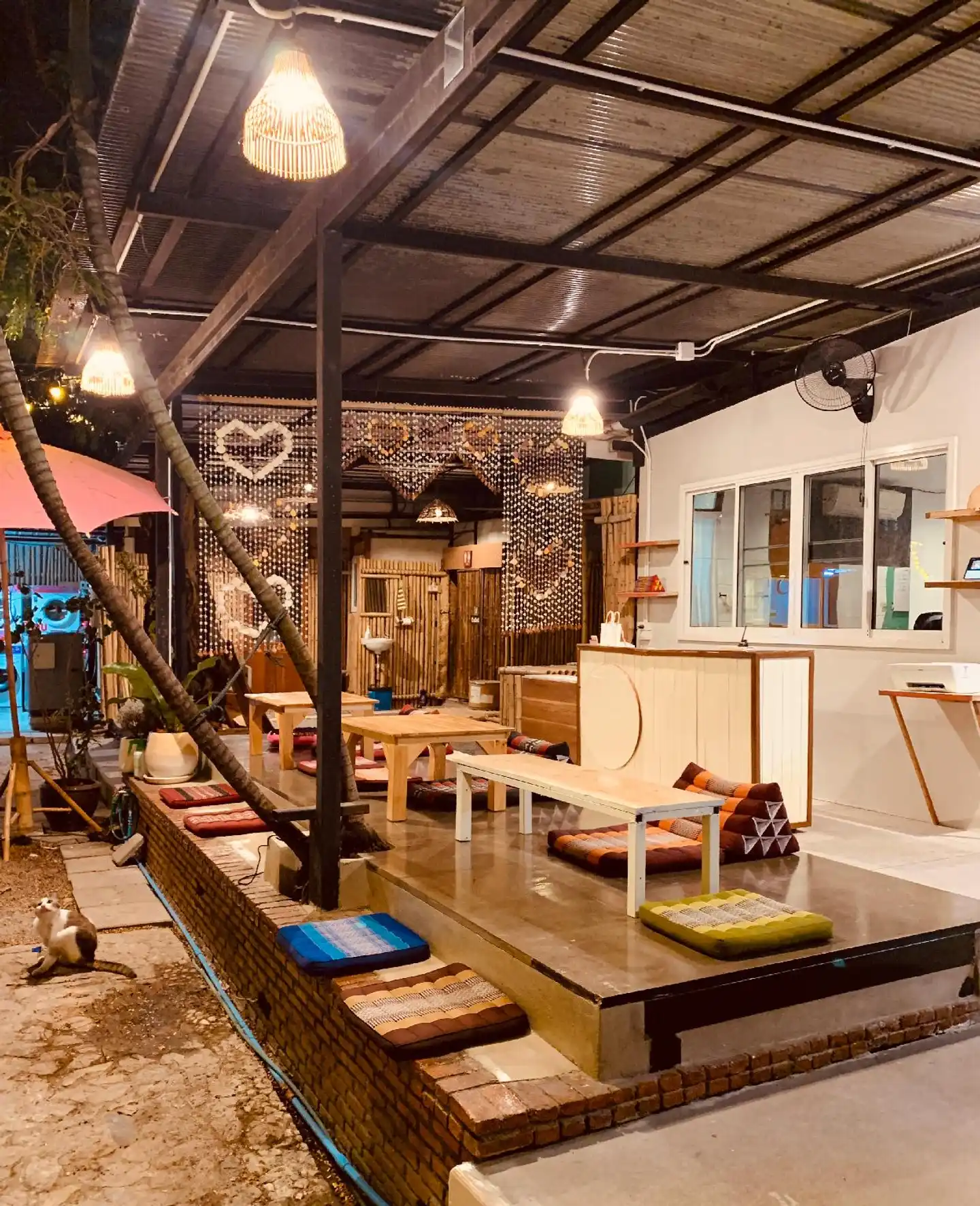 Baan Na Hostel Terrasse
